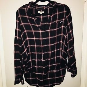 Plaid Calvin Klein Button Up Shirt